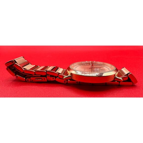 Michael Kors Portia Rose Gold MK-3826 Pave Crystal Watch & Bracelet - New Bat main image 6